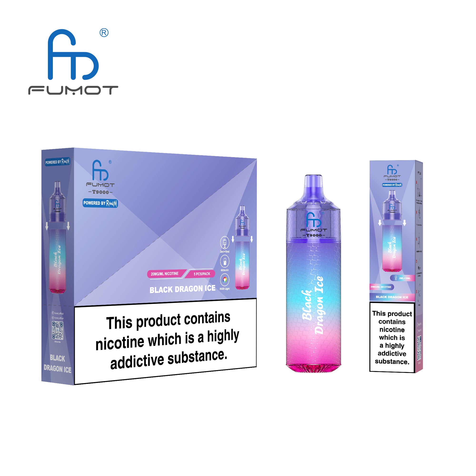 Vape Tornado 9000 Black Dragon