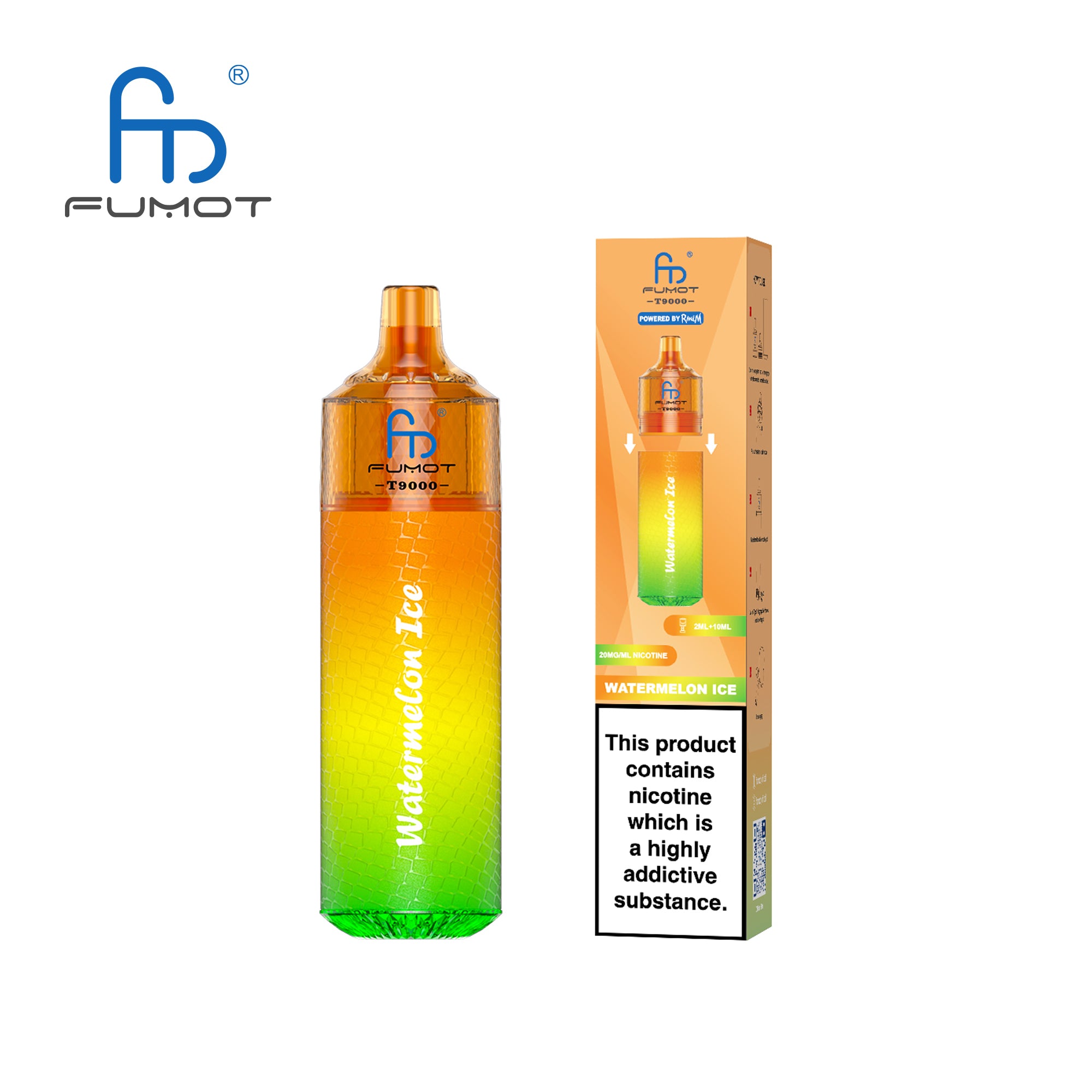 Vape Fumot 9000 Watermelon Ice