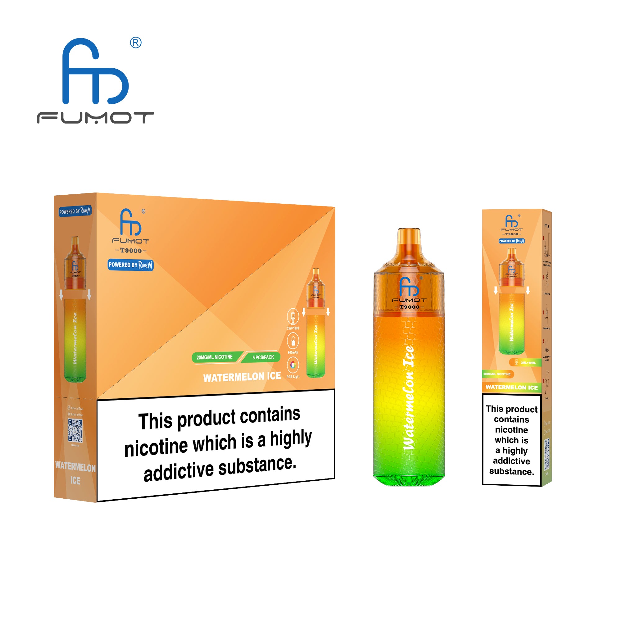 Vape Tornado 9000 Romania – vape de unică folosință cu 9000 pufuri, 18ml lichid, aromă fructată, 5% nicotină